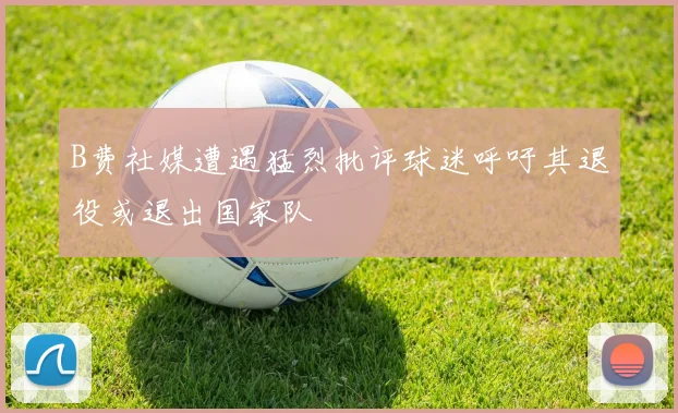 B费社媒遭遇猛烈批评球迷呼吁其退役或退出国家队